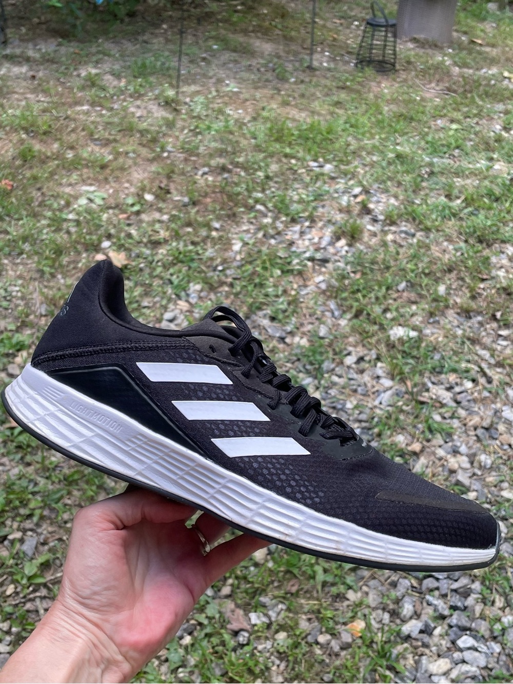 Adidas Black Running Shoes Size 12